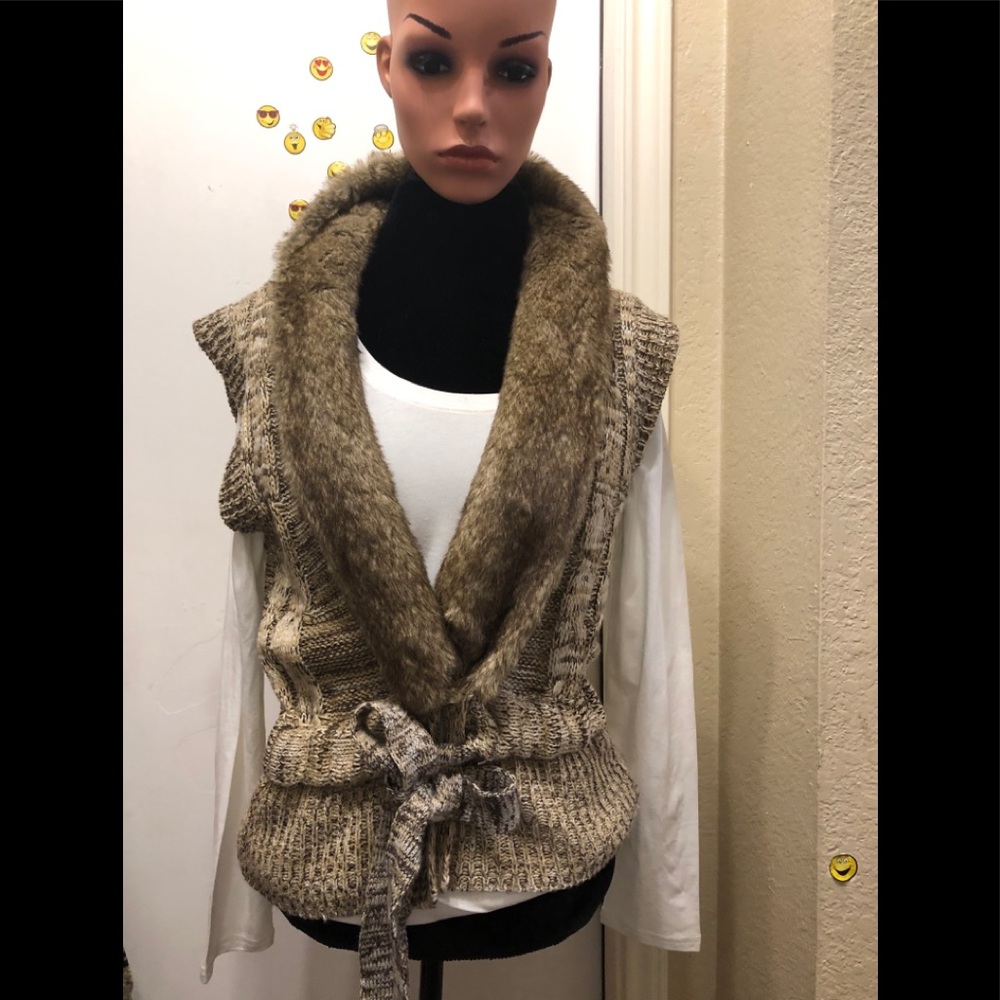 New “John Paul Richard” Faux Fur Sweater!!!